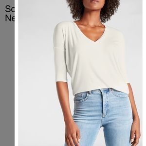 NEW express long sleeve tee size small